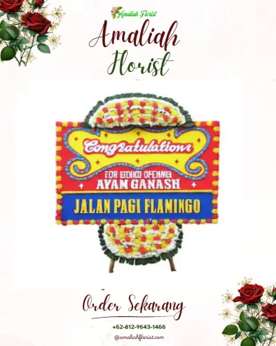 Bunga Papan Congratulation di Lumbung Kauh